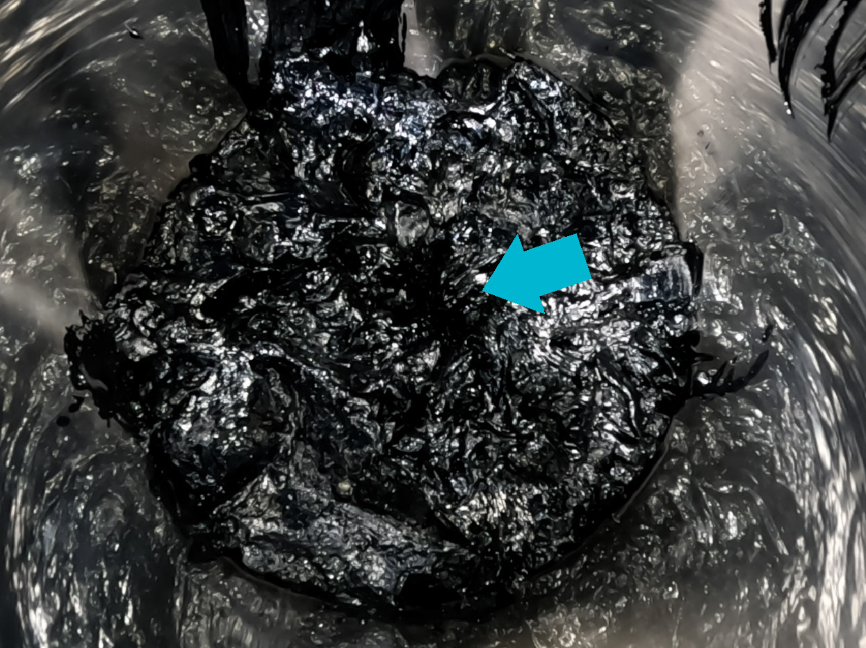 ラットホール発生の様子